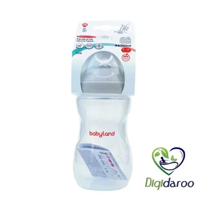 شیشه شیر کد 204 بیبی لند 260 میلی لیتری (طوسی)