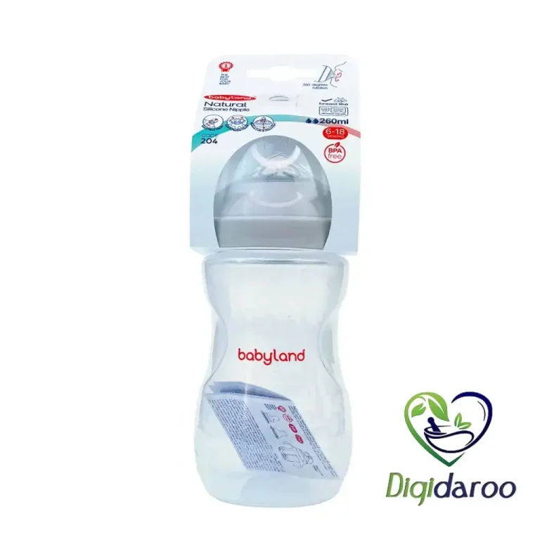 شیشه شیر کد 204 بیبی لند 260 میلی لیتری (طوسی)