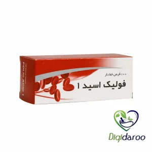 قرص فولیک اسید 1 شهر دارو 100 عددی