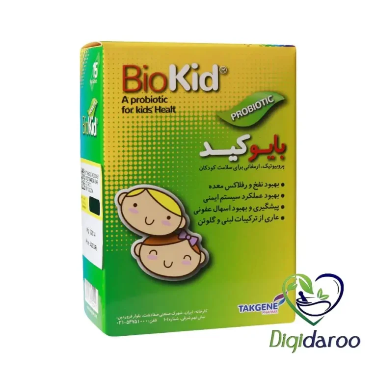 ساشه پروبیوتیک بایوکید تک ژن فارما 15 عددی