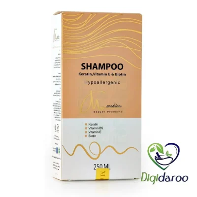 شامپو بیوتین و کراتین ماهتو 250 میلی لیتری