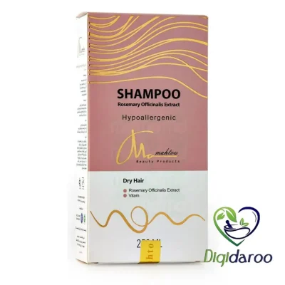 شامپو رزماری موهای خشک ماهتو 250 میلی لیتری