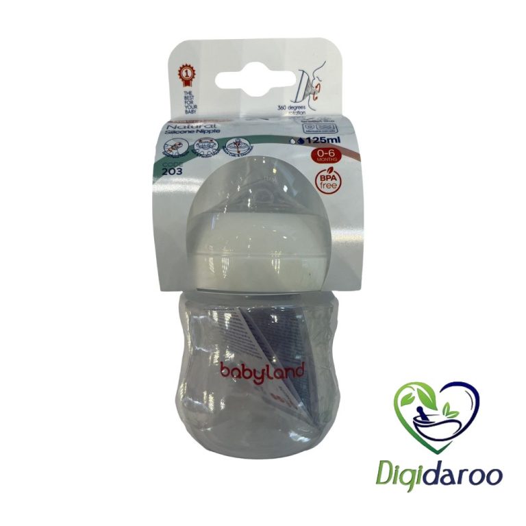 شیشه شیر کد 203 بیبی لند 125 میلی لیتری (سفید)