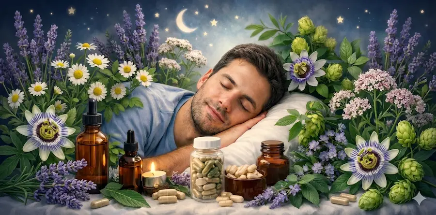 قوی‌ترین داروی گیاهی خواب‌آور | بهترین مکمل‌های گیاهی برای بهبود کیفیت خواب