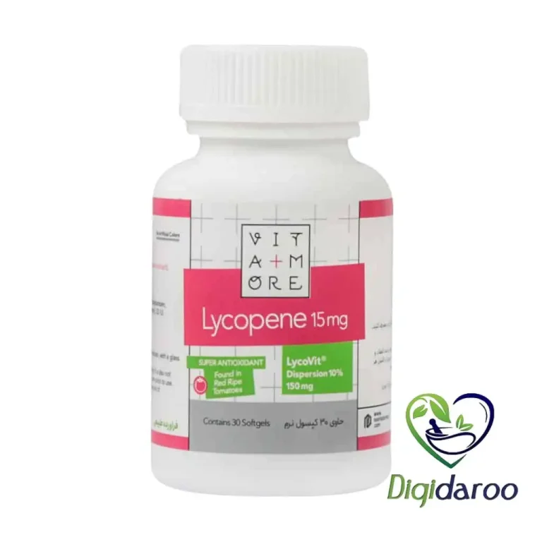 سافت ژل لیکوپن 15 میلی گرم ویتامور 30 عددی