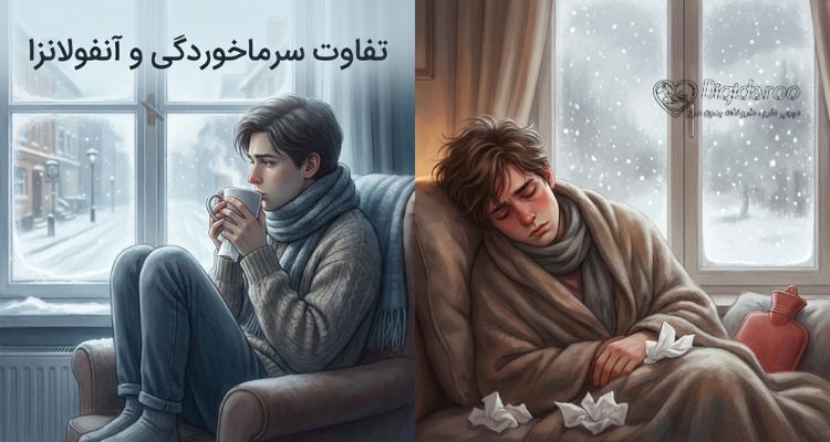 تفاوت سرماخوردگی و آنفولانزا
