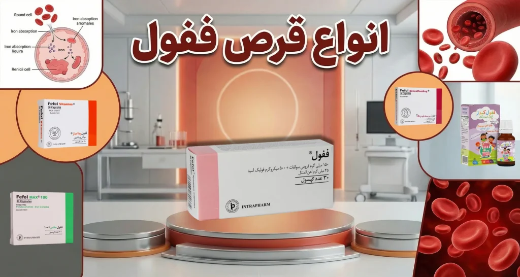 انواع قرص آهن ففول اینترافارم چیست؟ چه تفاوتی با هم دارند؟