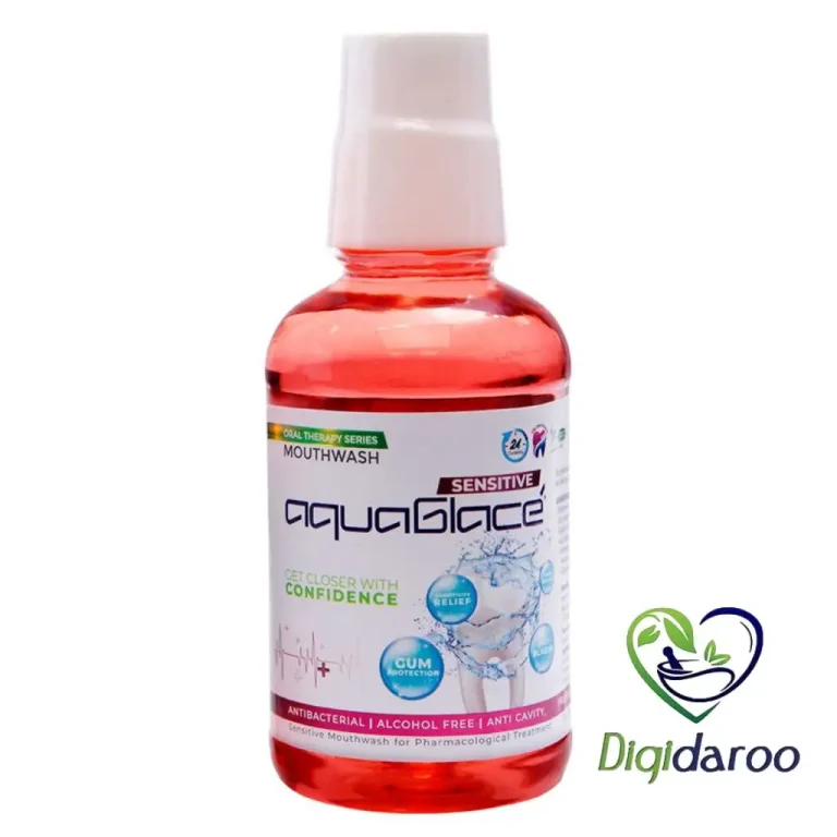 دهانشویه حساس آکواگلاس 500 میلی لیتری