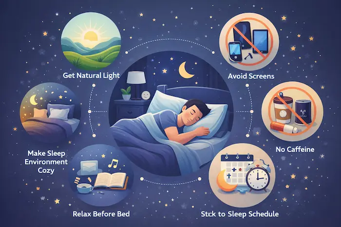 نکات مهم برای خواب بهتر