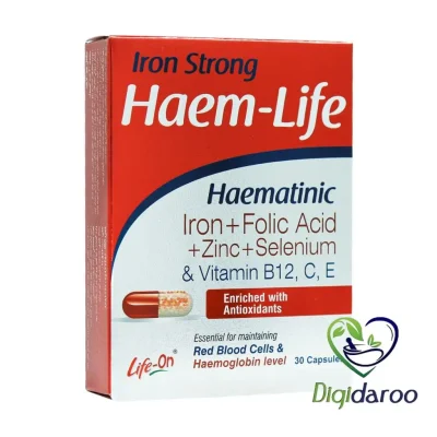 کپسول هم لایف (Haem Life) لایف آن 30 عددی