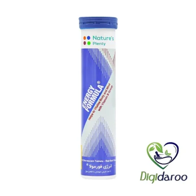 قرص جوشان انرژی فرمولا نیچرز پلنتی ۲۰ عددی (طعم ردبول (آبی))