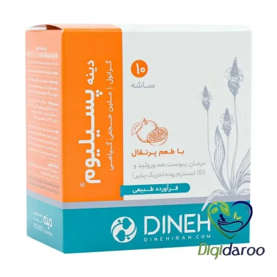 ساشه پسیلیوم دینه 10 عددی (موزی)