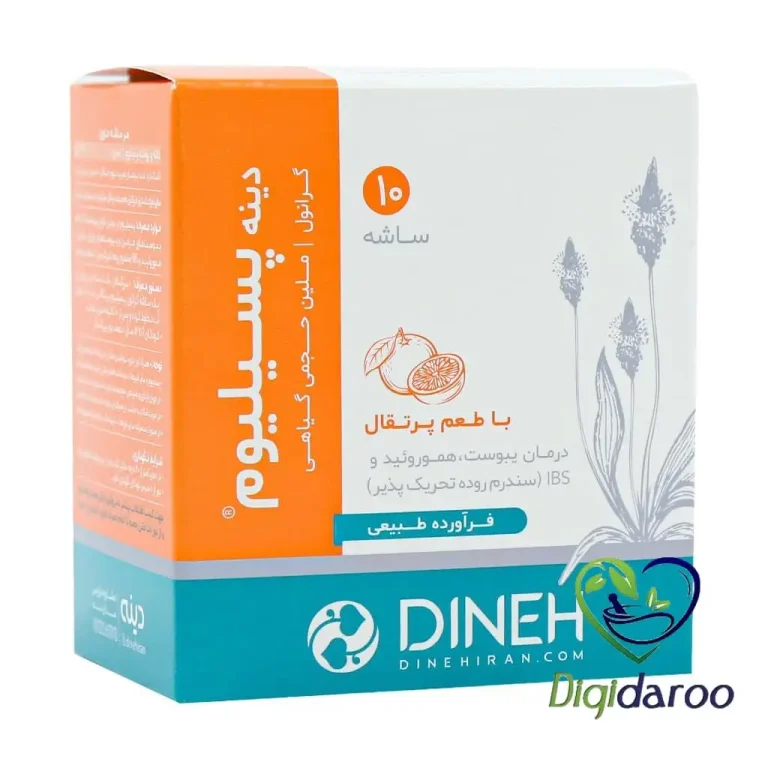 ساشه پسیلیوم دینه 10 عددی (موزی)