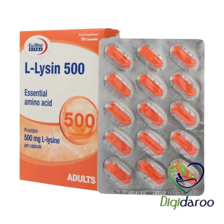 کپسول ال لیزین 500(L-Lysin) میلی گرم یوروویتال 30 عددی