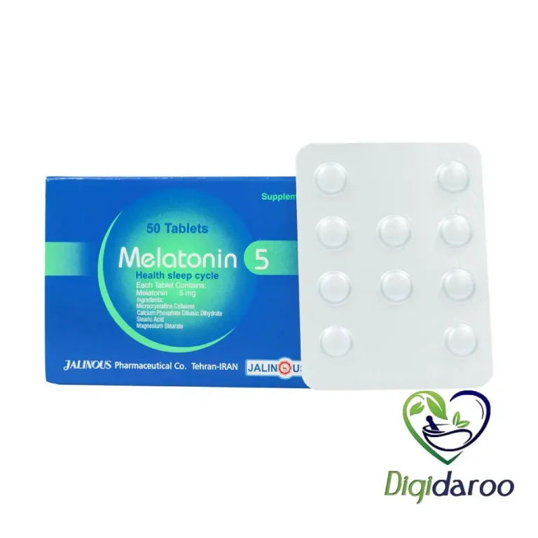 قرص ملاتونین 5 میلی گرم جالینوس 50 عددی