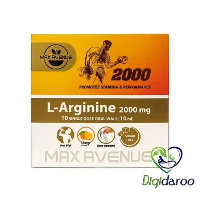 ویال ال آرژنین 2000 میلی گرم مکس اونیو 10 عددی
