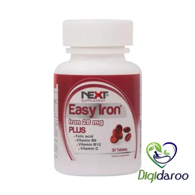 قرص ایزی آیرون پلاس (Easy Iron) نکست ساپلمنت 30 عددی