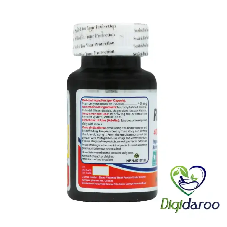 کپسول رویال ژلی 400 میلی گرم نوتراسن فارما 30 عددی