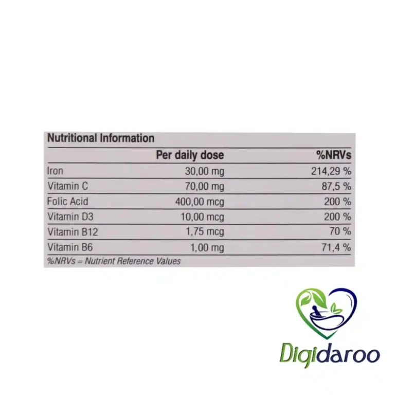 کپسول سیدرال فولیک (Sideral Folic) فارمانوترا 30 عددی