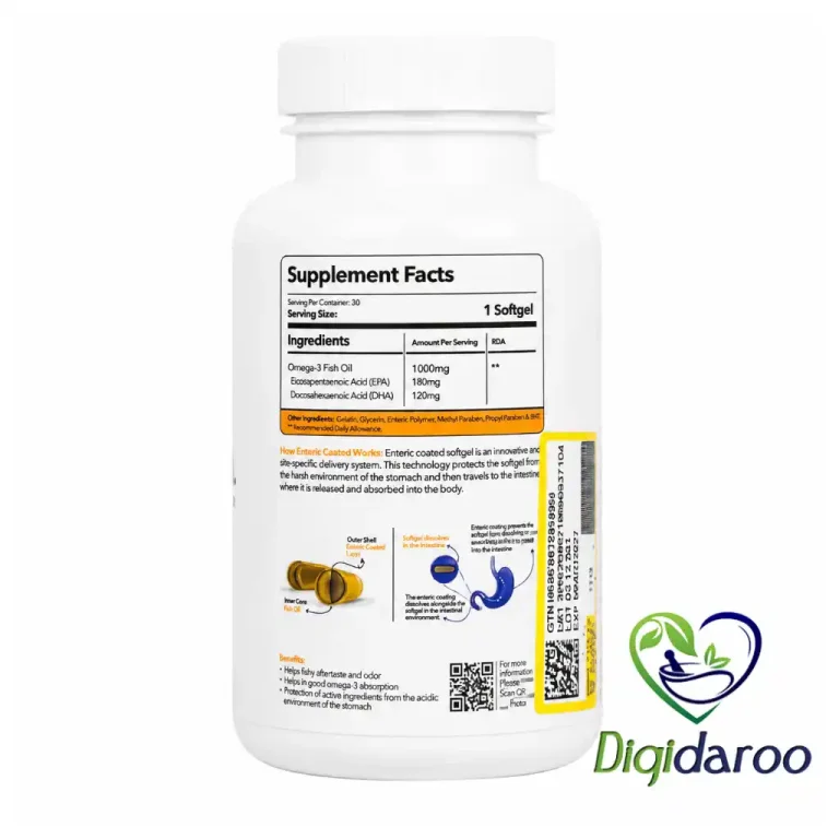 سافت ژل اسمارت امگا (Smart Omega) ساناویوا 30 عددی (قوطی)