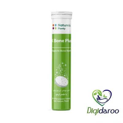 قرص جوشان کی بون پلاس(K Bone Plus) نیچرز پلنتی 20 عددی(لیمویی)
