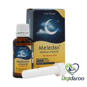 قطره ملداکس (Meledax) ملاتونین و ویتامین B6 خوارزمی 30 میلی لیتری