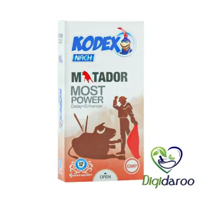 کاندوم ماتادور Matador تقویت کننده و تاخیری ناچ کدکس بسته 12 عددی