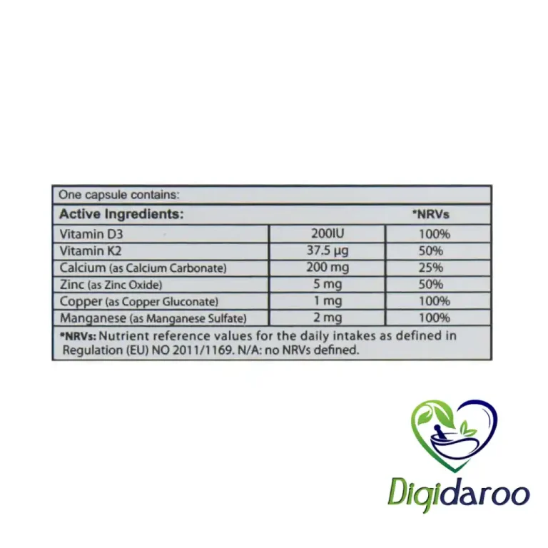 کپسول کلسی ویت (Calcivit) سوییس انرژی 30 عددی