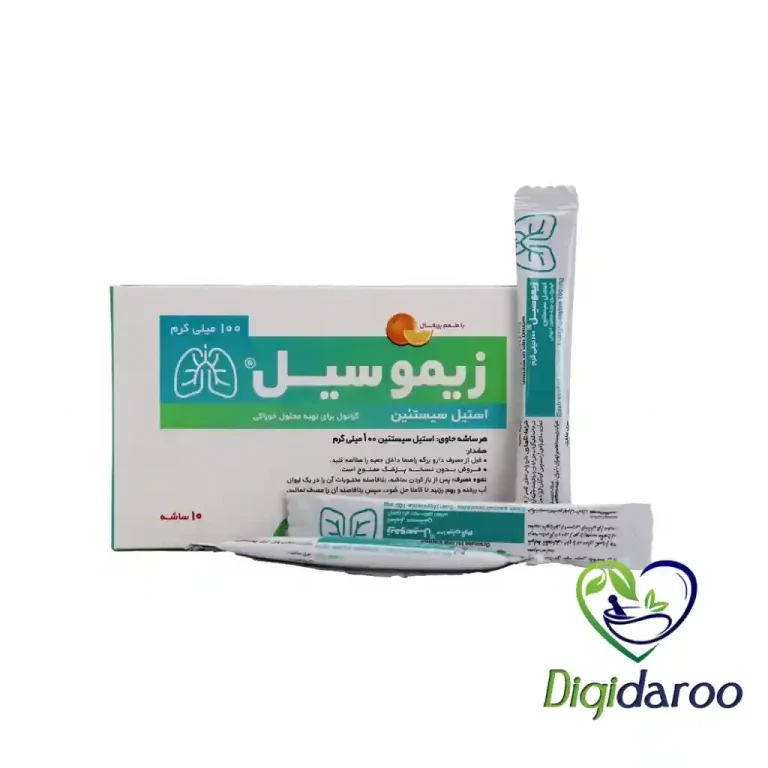 ساشه زیموسیل 100 میلی گرم زیست تخمیر 10 عددی(سبز)