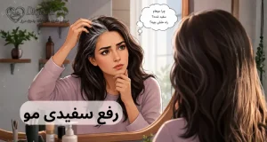 رفع سفیدی مو