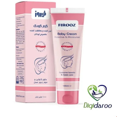 کرم کودک محافظت کننده و مرطوب کننده فیروز 100 میلی لیتری
