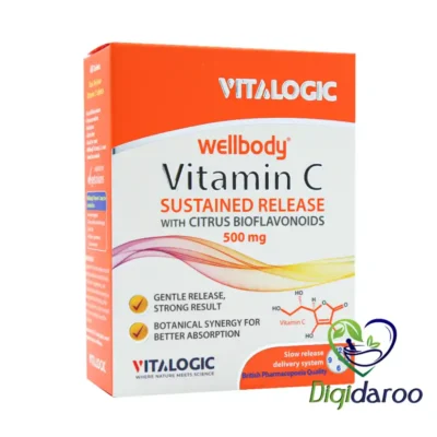 قرص ول بادی ویتامین ث (Wellbody Vitamin C) ویتالوژیک 60 عددی