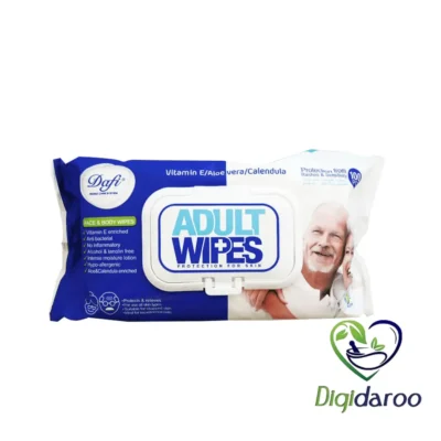 دستمال مرطوب دست، صورت و بدن بزرگسالان (ADULT WIPES) دافی 100 عددی