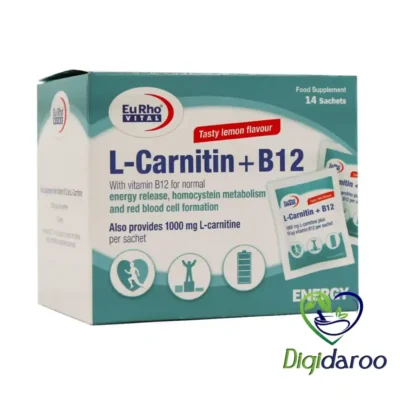 ساشه ال کارنیتین + B12 یوروویتال 14 عددی